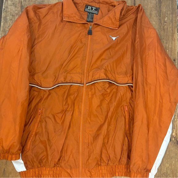 Vintage BT Player Texas Long Horns Men’s Full Zip Windbreaker Jacket Size XL - Picture 2 of 10